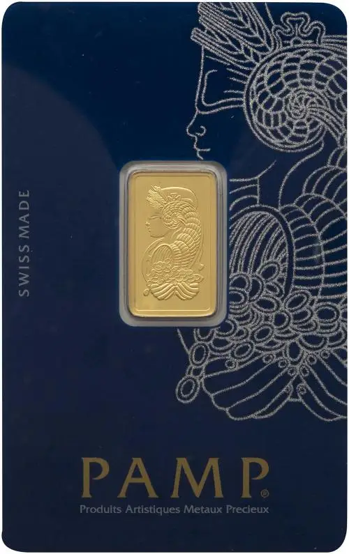5g Gold Bar â€” PAMP Suisse Fortuna